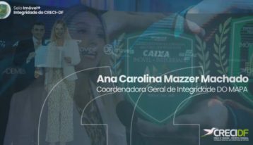 1ª Solenidade de premiação do Selo Imóvel + Integridade - Ana Carolina Mazzer Machado - Coordenadora Geral de Integridade do MAPA