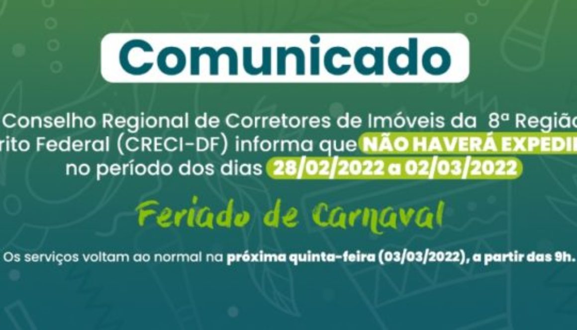 FERIADO DE CARNAVAL